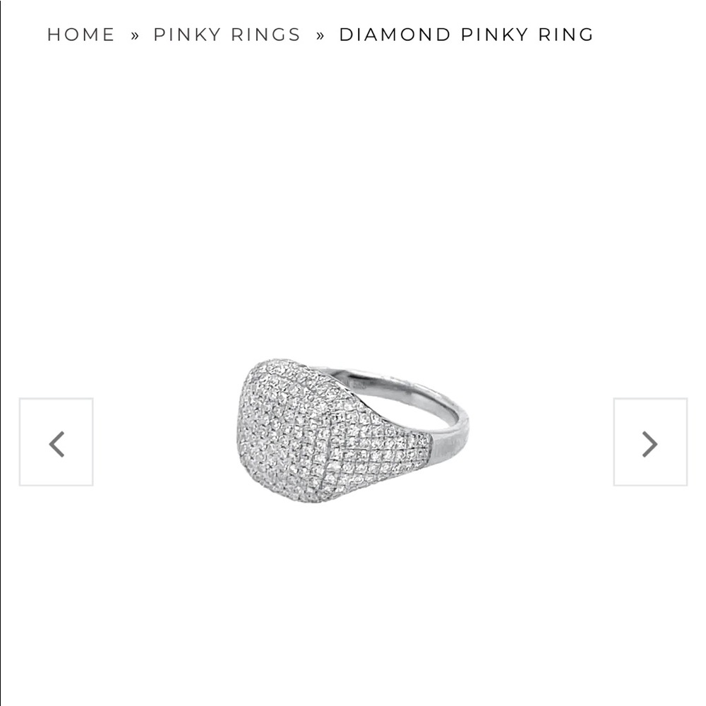 DIAMOND PINKY RING Jennifer Miller 💎💍✨